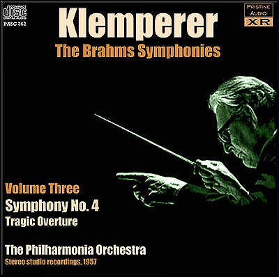 KLEMPERER Conducts Brahms Symphonies Volume 3 (1957) - PASC362 ...