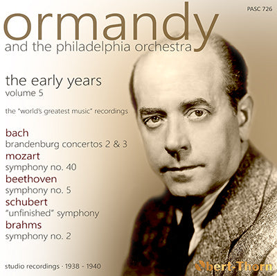 ORMANDY and The Philadelphia Orchestra - The Early Years Complete - PABX046