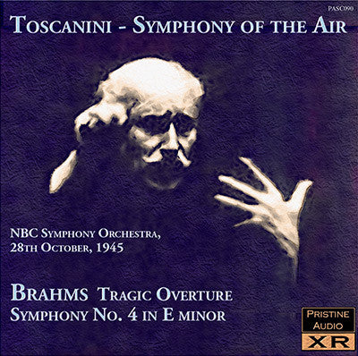 TOSCANINI Brahms: Tragic Overture, Symphony No. 4 (1945) - PASC090