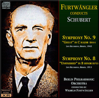 FURTWÄNGLER Schubert: Symphonies Nos. 8 "Unfinished" & 9 "Great" (1942/53) - PASC253