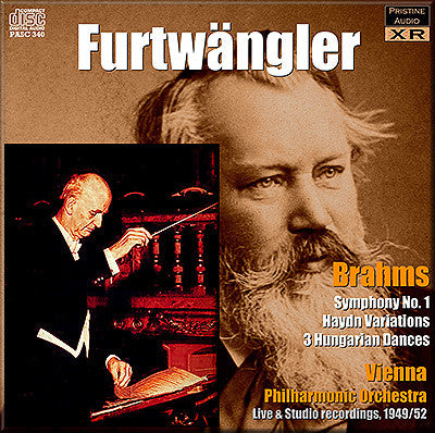 FURTWÄNGLER conducts Brahms Symphony No. 1, Haydn Variations, 3 Hungarian Dances (1949/52) - PASC340